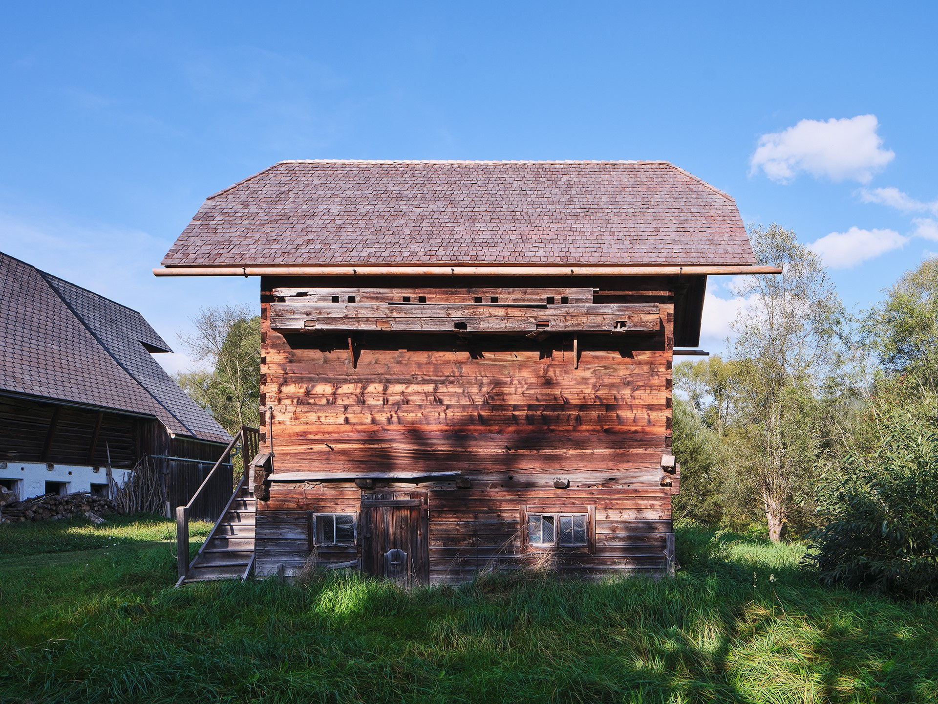 Wasserstattmühle Turnau, neue Dächer für alte Häuser