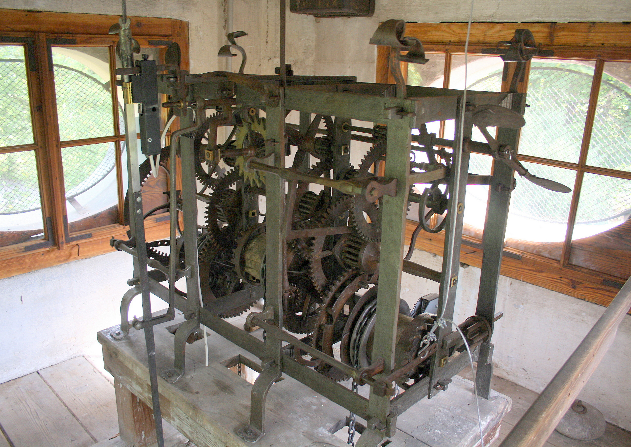 Das Uhrwerk von Kleßheim ist seit 290 Jahren in Betrieb.