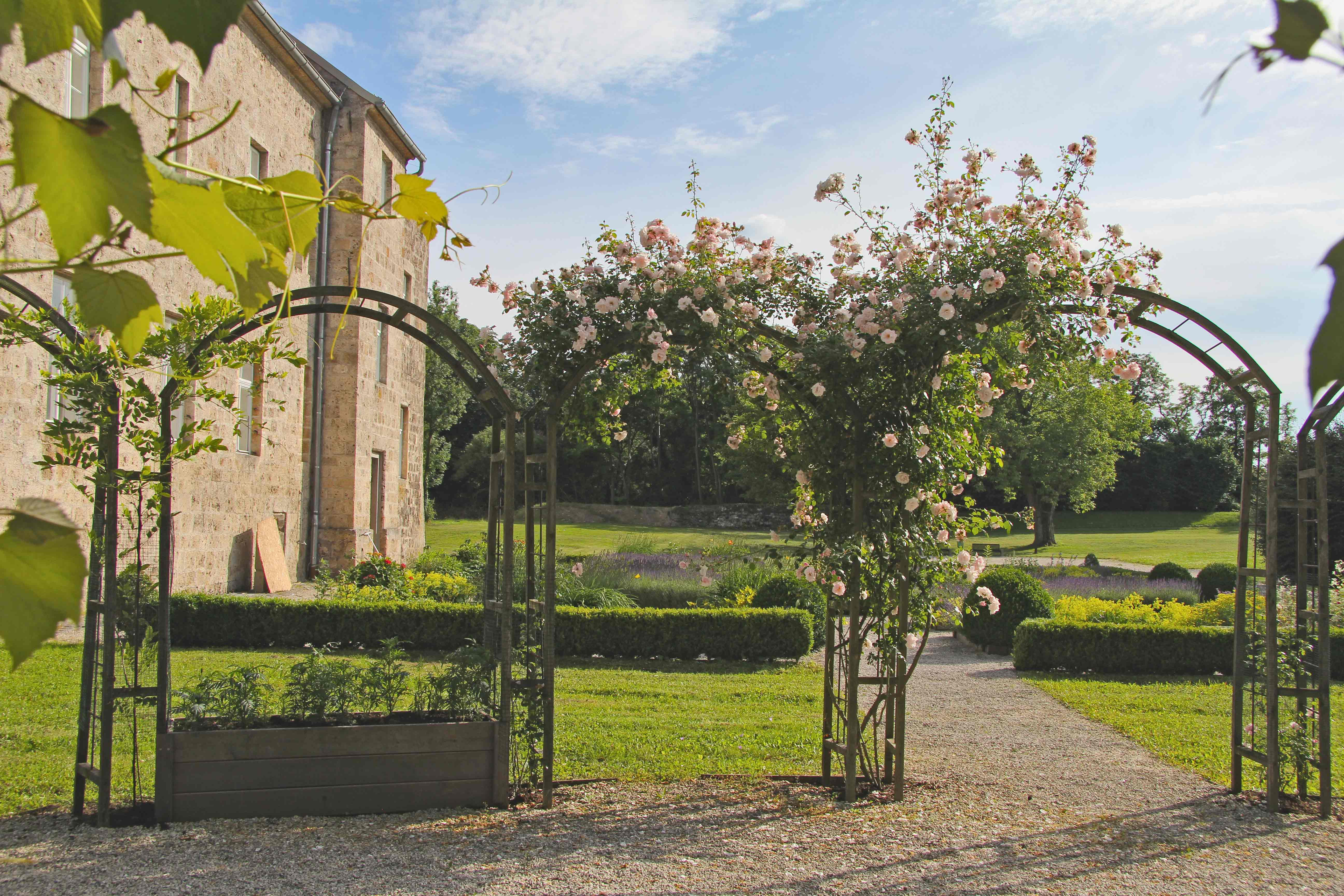 Historischer Garten Burgareal